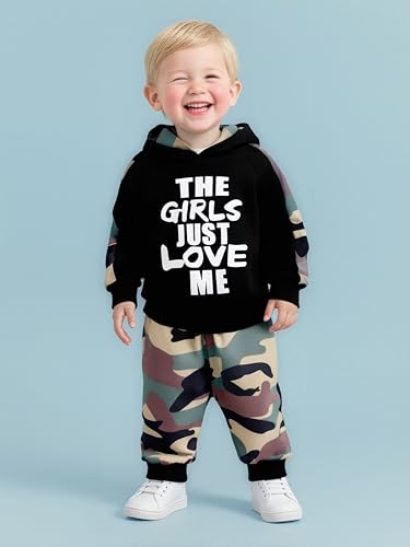 Toddler Baby Boy Outfits Long Sleeve Sweatshirts & Jeans 2Pcs Fall Clothes Set 2 3 4 5T 12 18 24Months3