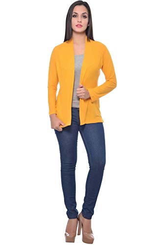 Image of Frenchtrendz Womens's Viscose Crepe Shrug(Size: XS-4XL)