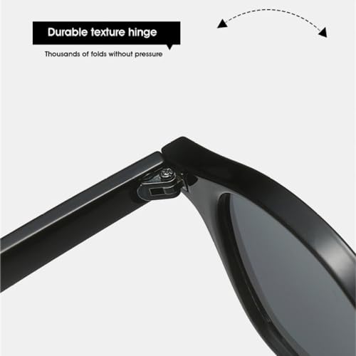 Lunettes de soleil de mode bleu violet tendance avec verres dégradés UV400 - 4
