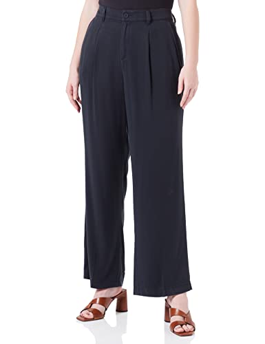 Pantalon large gris foncé idéal pour le bureau et les sorties citadines