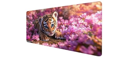 Tapis de souris grand format avec base en caoutchouc antidérapante