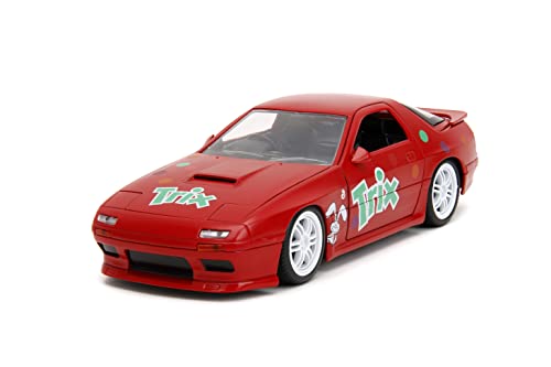 General Mills Trix 1:24 1985 Mazda Rx-7 Die-Cast Car & 2.75" Trix Rabbit Figure, Toys For Kids And Adults #TOP4