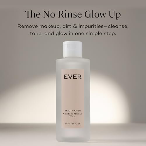 EVER Beauty Water - Cleansing Micellar Water, Eye Makeup Remover, Rose Water Cleanser, Sensitive Skin Water Makeup Remover - Image 3