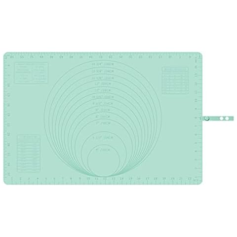 FETESNICE Silicone Baking Mat 60 x 40 cm Non-Stick Silicone Baking Mat Mat for Fondant, Cookies, Pizza Dough Cover