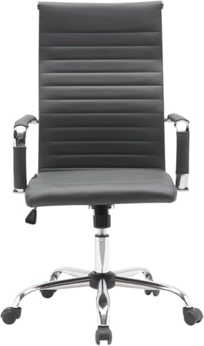 Consejos para Comprar Sillas Ejecutivas Economicas disponible en línea. 46 Casa easter Silla De Oficina Silla Ejecutiva Base Cromada Escritorio Economica Gran Calidad (SLOSOFF/Negro)