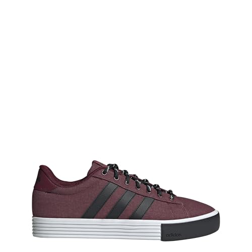 adidas Daily 4.0 Shoes, Zapatos Unisex Adulto, Maroon Core Black Cloud White, 43 1/3 EU