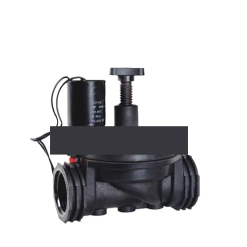Électrovanne 1 pouce normalement fermée DC 12V électrovanne plastique 2 voies eau - 2