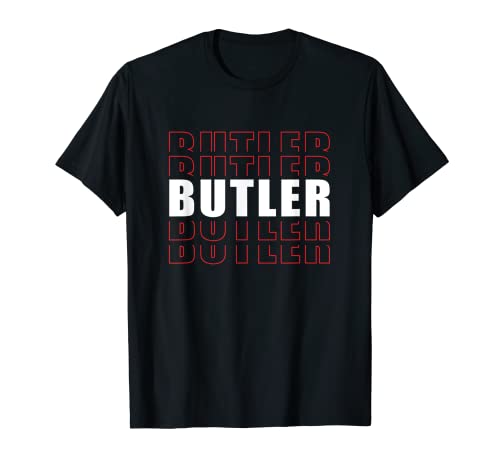 Butler Apellido Unico Personalizado Familia Matching Camiseta