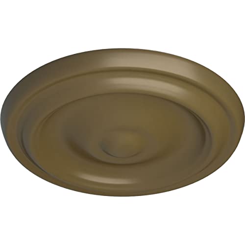Image of 9 5 /8 inchOD x 1 1 /8 inchP Maria Ceiling Medallion (Fits Canopies up to 1 3 /4 inch), Mississippi Mud