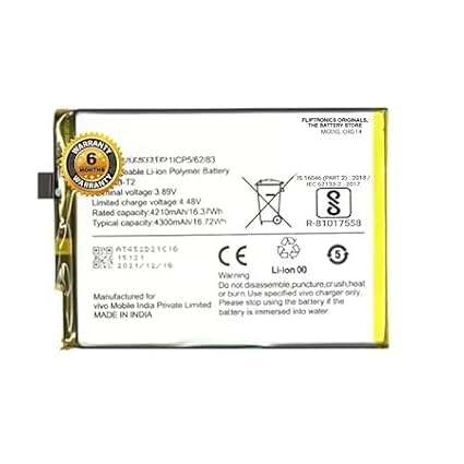 Image of Orignal B-T2 Battery for Vivo V23 Pro Battery with 6 Month Warranty****(SEPHY3)