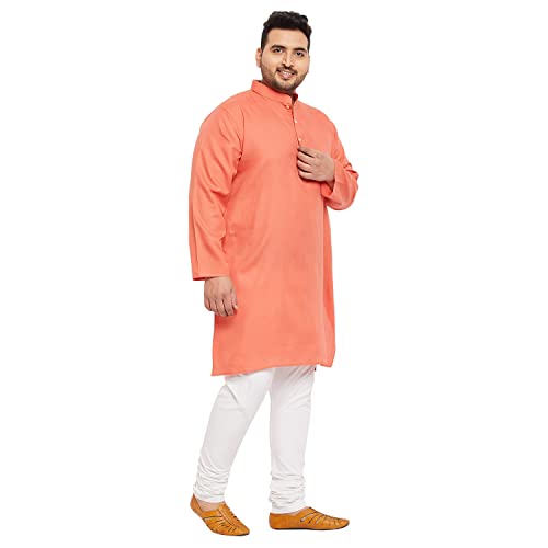Image of Bigbanana Plus Size Men Regular Fit Kurta