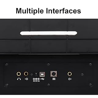 88 touches lestées pleine grandeur piano numérique clavier électrique clavier de piano prise en charge Bluetooth MIDI for les débutants avec pédale de sustain, sac de transport (Color : Black) - Les Beatles, Paul McCartney, John Lennon, RIngo Starr, George Harrison 88 touches lestées pleine grandeur piano numérique clavier électrique clavier de piano prise en charge Bluetooth MIDI for les débutants avec pédale de sustain, sac de transport (Color : Black) – Image 4