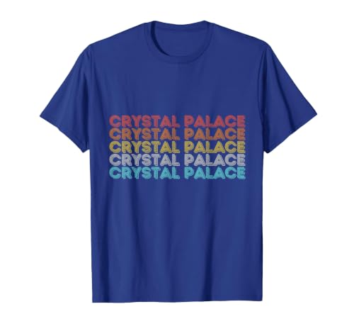 Vintage Retro Crystal Palace T-Shirt, Men, Royal Blue, Medium