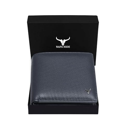 Image of NAPA HIDE Leather Wallet for Men (Blue)