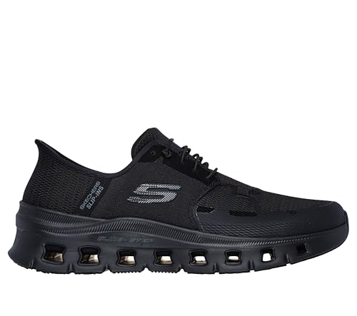 Skechers Skechers Men's Slip-Resistant Glide-Step Pro Slip-ins Work Sneakers, Black, 11