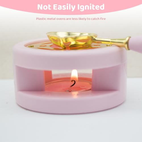Image of HASTHIP Wax Seal Stamp Set - 15 Multicolor Beads, 6 Random Stamps, Pink Cat Claw Handle, Warmer, Spoon, 10 Tealights, Silicone Mat, Craft & DIY Gift Kit For Personalized Invitations & Packaging
