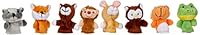 goki 50962 - Fingerpuppen-Set Waldtiere 8er Set aus Stoff