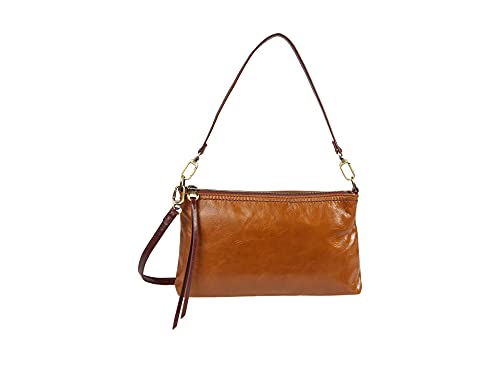 Image of HOBO Darcy Leather Convertible 3-in-1 Crossbody Bag with Removable & Adjustable Strap, Exterior Phone Slip Pocket