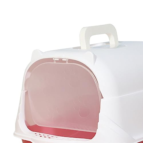 Arenero para Gato Cerrado con Tapa Rosa miniatura 5