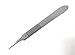 INKgrafiX® skalpel, z wymiennym ostrzem, sterylny, stal nierdzewna, IG55026, sterylne ostrze do golenia, nóż, skalpel, piercing, tatuaż, ostrze, golenie wysokiej jakości, nowe Niemcy, INKgrafiX