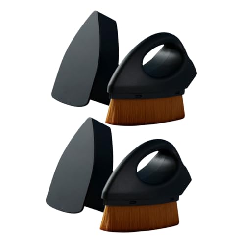 TOVINANNA 2pcs Foundation Brush Flat Top Liquid Makeup Applicator for Women Soft Bristles for Even Coverage Portable and Lightweight Design for Travel and Daily Use