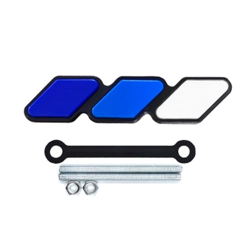 ieron TRD - Insignia decorativa para rejilla – Emblema tricolor compatible con Tacoma, 4Runner, Tundra, Sequoia, Rav4, Highlander, accesorios de decoración de coche y camión (azul)
