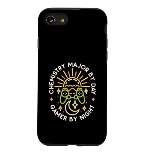 Night Console Games Lover�ɂ��Chemistry Major By Day Gamer �X�}�z�P�[�X iPhone SE (2020) / 7 / 8 �p