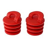 Ocean Kayak Scupper Stoppers - Pack of 2, (Large, Red)