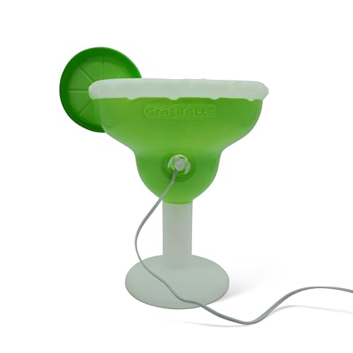 Image of 14.5-Inch Lighted Margarita Novelty Blow Mold Light - Retro Decor with Fun LED Lights for Indoor Use - Quirky Lamp for Kitchen or Party Display