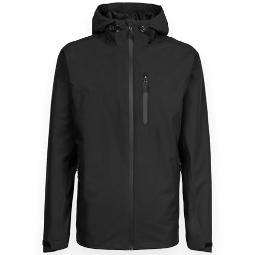The ScotchMan Regenjacke Herren Wasserdicht Outdoor – Ultraleicht Packbare Winddichte Jacke mit Kapuze – Übergangsjacke für Wandern, Fahrrad & Alltag – Unisex