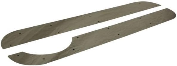 Technical Precision Replacement for Peterbilt 379 Year 1995 Stainless Steel Interior Door KICK Panel with Passenger Side Lower View Door