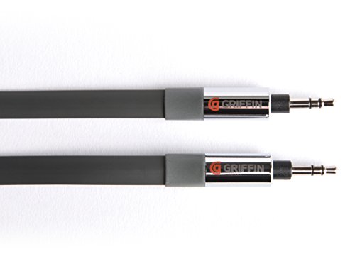 Griffin cable AUX plano 10 pies gris miniatura 2