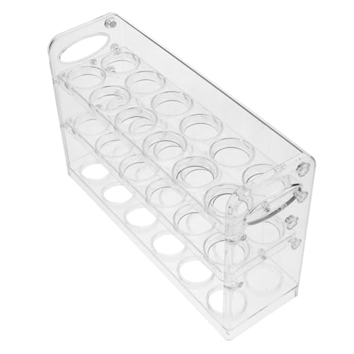 Zerodeko Organizador de Huevos Transparente Reutilizable para Refrigerador Soporte Multi para Huevos Cocina Almacenamiento para Mantener Frescos y Organizados