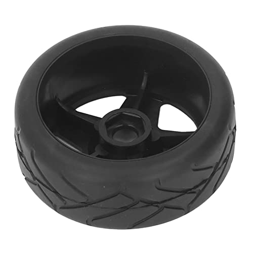 SUNGOOYUE 1 8 Koła GT RC, Gumowe Plastikowe Koła RC na Kołach Szosowych z Adapterem 17 Mm, Opony o Dużej Przyczepności 4,0 Cala, 4 szt. na 1 8 Płaskich Samochodów Wyścigowych GT Racing Road (BLACK)