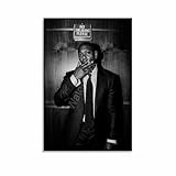 Comedian Dave Chappelle Art Black And White Poster (4) Canvas Painting Posters And Prints Wall Art for Living Room Bedroom Decor 12x18inch(30x45cm)