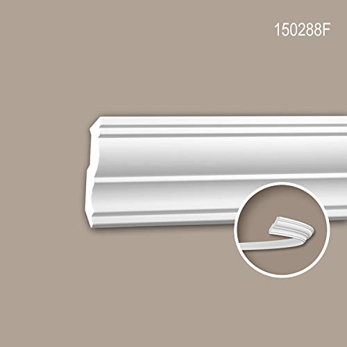Corniche flexible 150288F Profhome en polyuréthane de 200 cm - 3