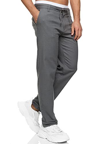 Indicode Herren INClio Baumwoll-Hose mit 4 Taschen und Kordelzug |...