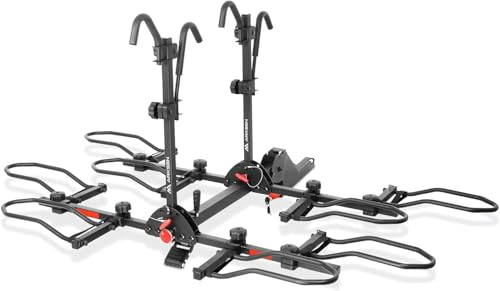 Arksen 005-PBK-FA4-SD_7 4-Bike Hitch Mount Rack cover