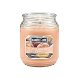 Candle-lite Scented Candles, Sun-Kissed Peach, 18 oz Jar, Proudly Poured in the USA, Aromatherapy Candle, Single-Wick with 110 Hours of Burn Time, Perfect for Creating an Inviting Ambiance