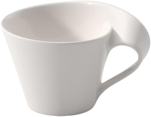 1024841330 New Wave Caffè Cappuccino Cup, 250 ml, Premium Porcelain, White