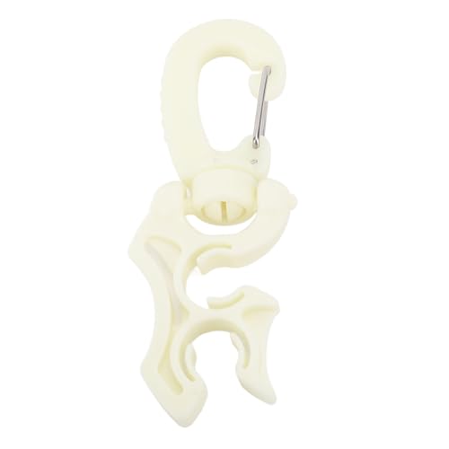 RiToEasysports Equipo de Snorkel, Clip de Soporte de Manguera de Buceo PP Buceo Clip Regulador de Soporte de Manguera BCD Doble para Snorkel