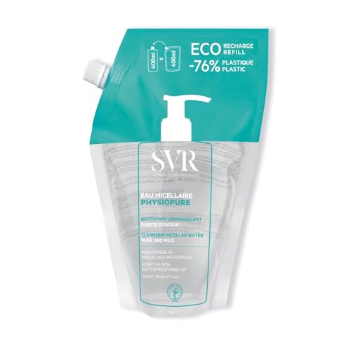 Eau Micellaire SVR routine de démaquillage soir et matin pour peaux sensibles