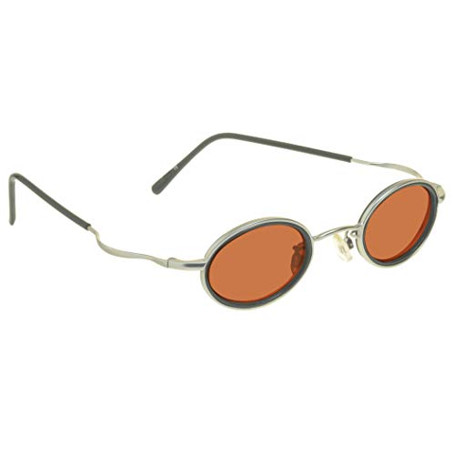 Image of proSPORT Blue Light Blocking Sunglasses - HD Copper Amber Metal Aviator Reduce Eye Strain Better Sleep