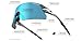 Tifosi Rail XC Shield Sunglasses (Crystal Clear w/Clarion Blue Fototec) - Ideal Cycling (Road & Gravel), Baseball, Softball
