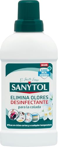 Sanitol Aditivo para la Colada 1 Unidad | Neutraliza Olores y Refresca la Ropa | 500 ml | Efectivo desde 20ºC | Sin Lejía | Apto para Todo Tipo de Tejidos