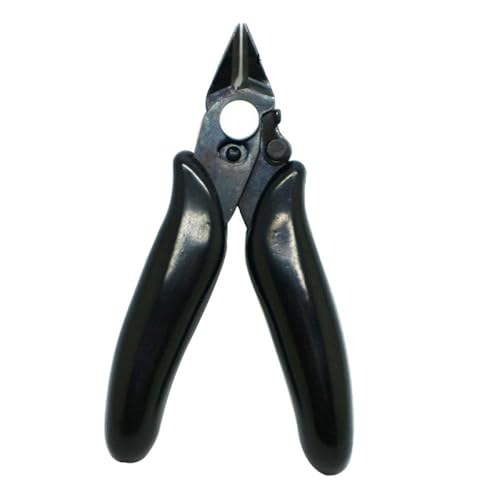 Perforadora de agujeros para cinturones de cuero, Herramienta for ajustar bolsas de máquina coser con ojales giratorios (tamaño alicate: 94 mm, filo: 6, ancho del mango: 68 mm)(Black)