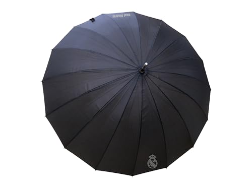 CyP Brands-Real Madrid, Paraguas, Adulto, Umbrella, 16 varillas,
