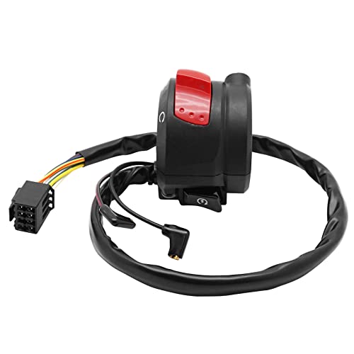 M MATI Handlebar Control Switch Start Kill Stop Button for Suzuki GSXR600 GSXR750 2004-2005 Bandit 1250 GSF1250 2007-2009 Gladius 650 SFV650 GSX650 GSX1250 37200-29G80 37200-38G30
