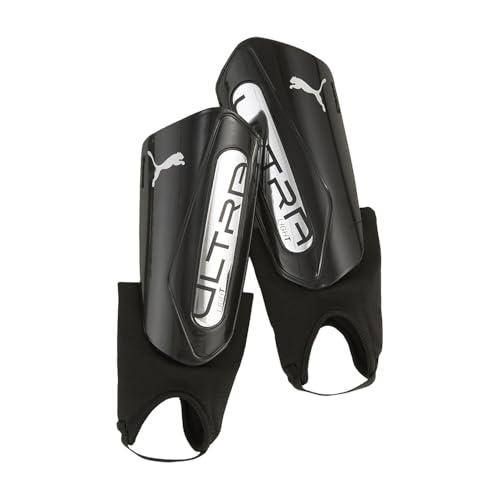 Protège-tibias de football PUMA Ultra légers rembourrés avec sangle ajustable
