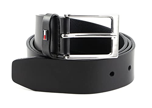 Tommy Hilfiger Layton Belt 3.5 Cintura, Black, 115...